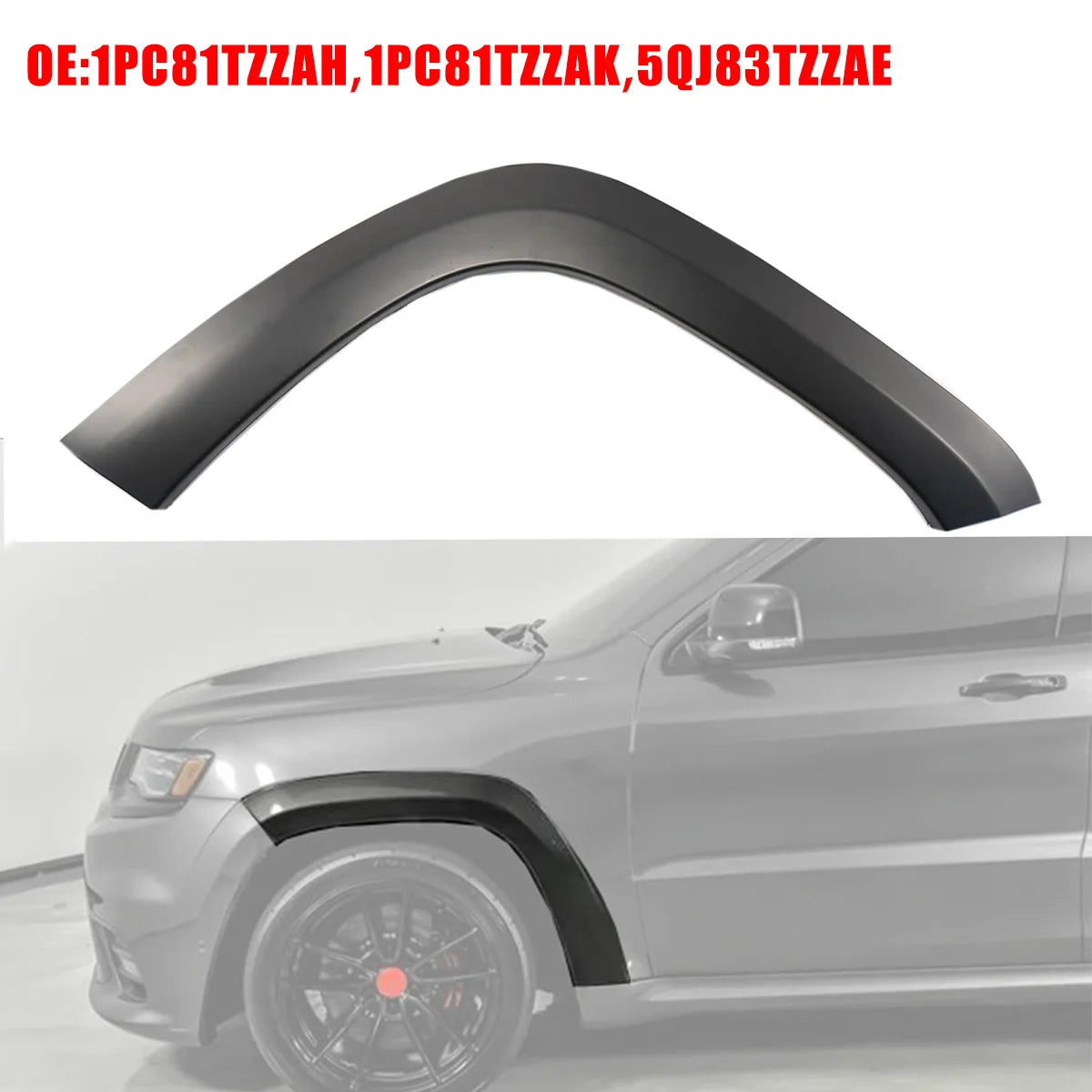 Jeep Grand Cherokee SRT Wheel Eyebrow Fender Body Kit