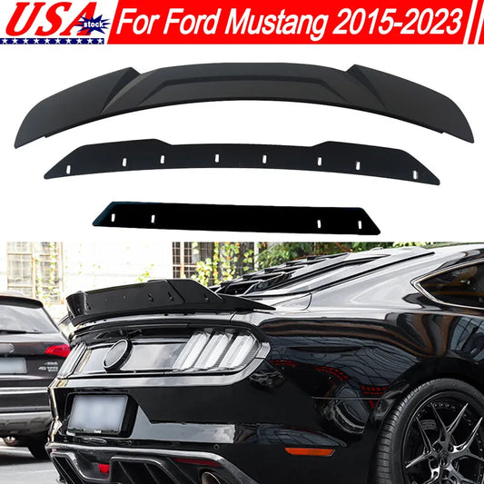 Hign-concerned Rear Spoiler Lip For Ford Mustang GT Wicker Bill