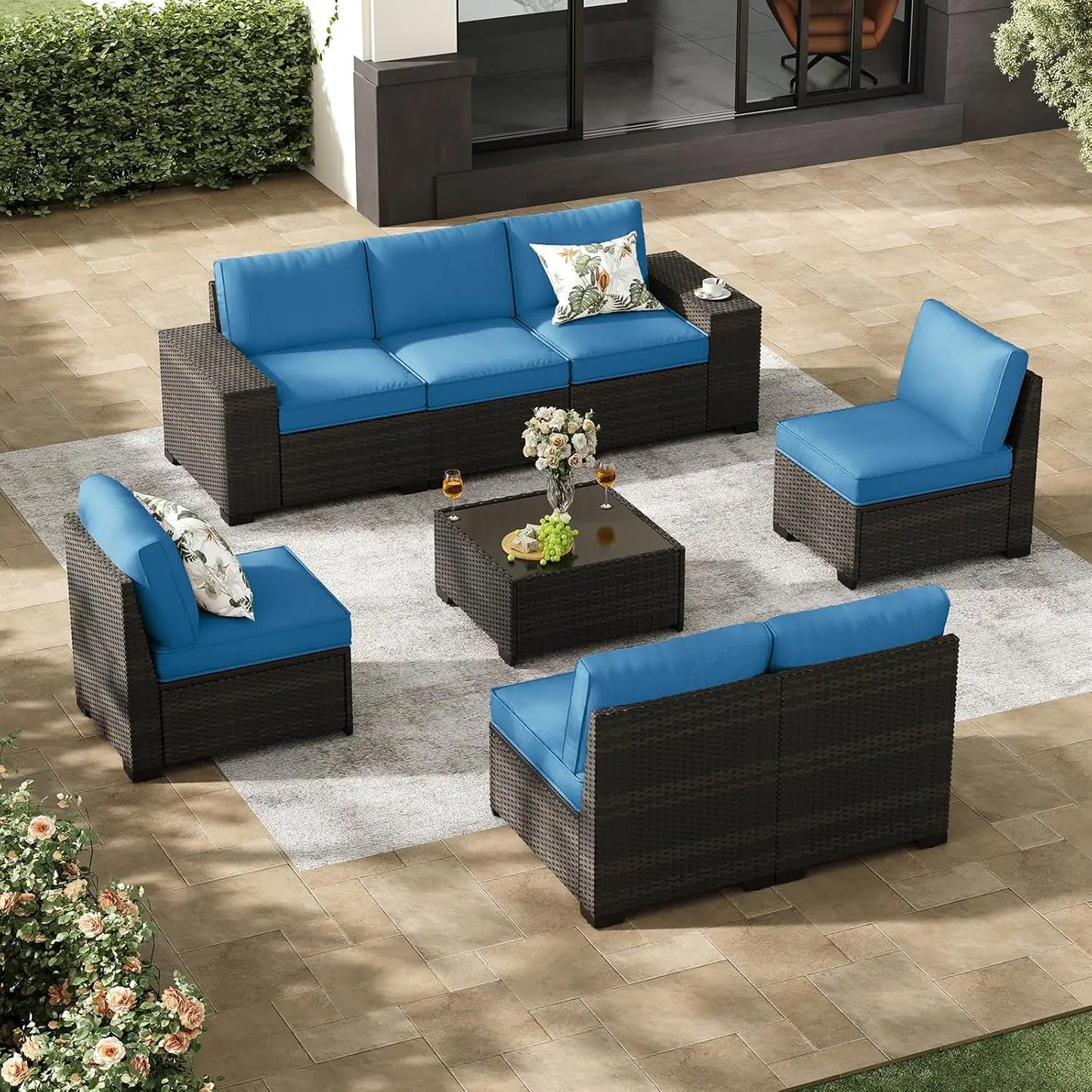 Guohe All Weather Outdoor Wicker Patio Furniture Set