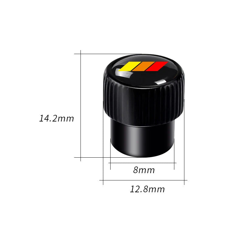 Hign-concerned Aluminum Valve Stem Caps For Toyota Vehicles
