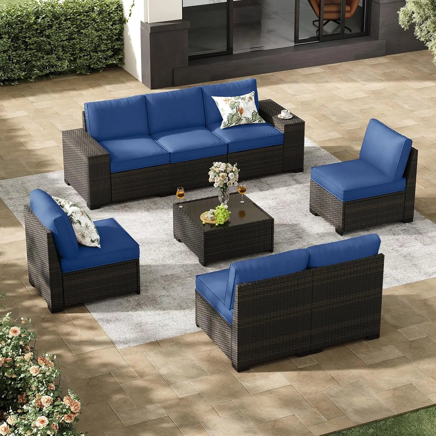 Guohe All Weather Outdoor Wicker Patio Furniture Set