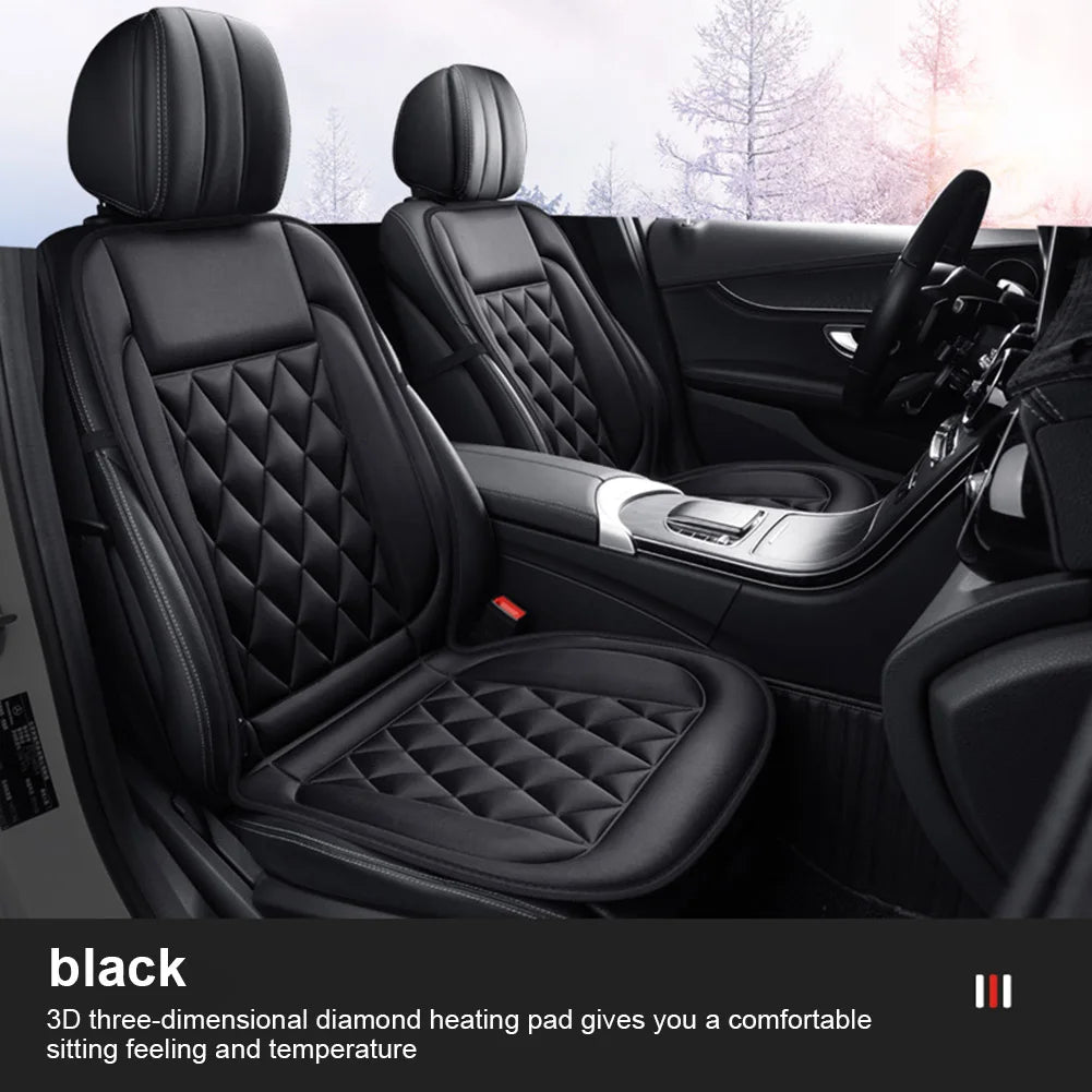 Shunmaii Car Heated Seat Cover 12V Heating Electric Cushion