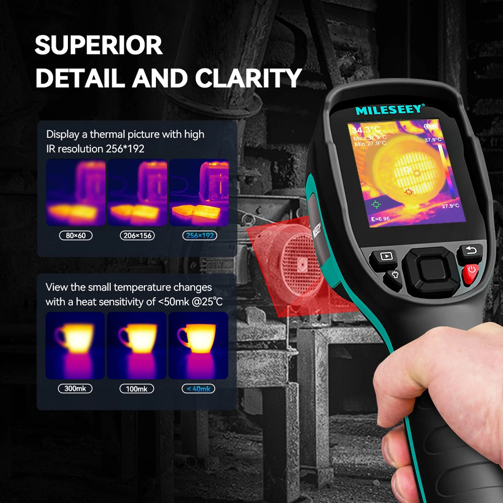 MiLESEEY TR256E Thermal Imager Infrared Temperature Camera