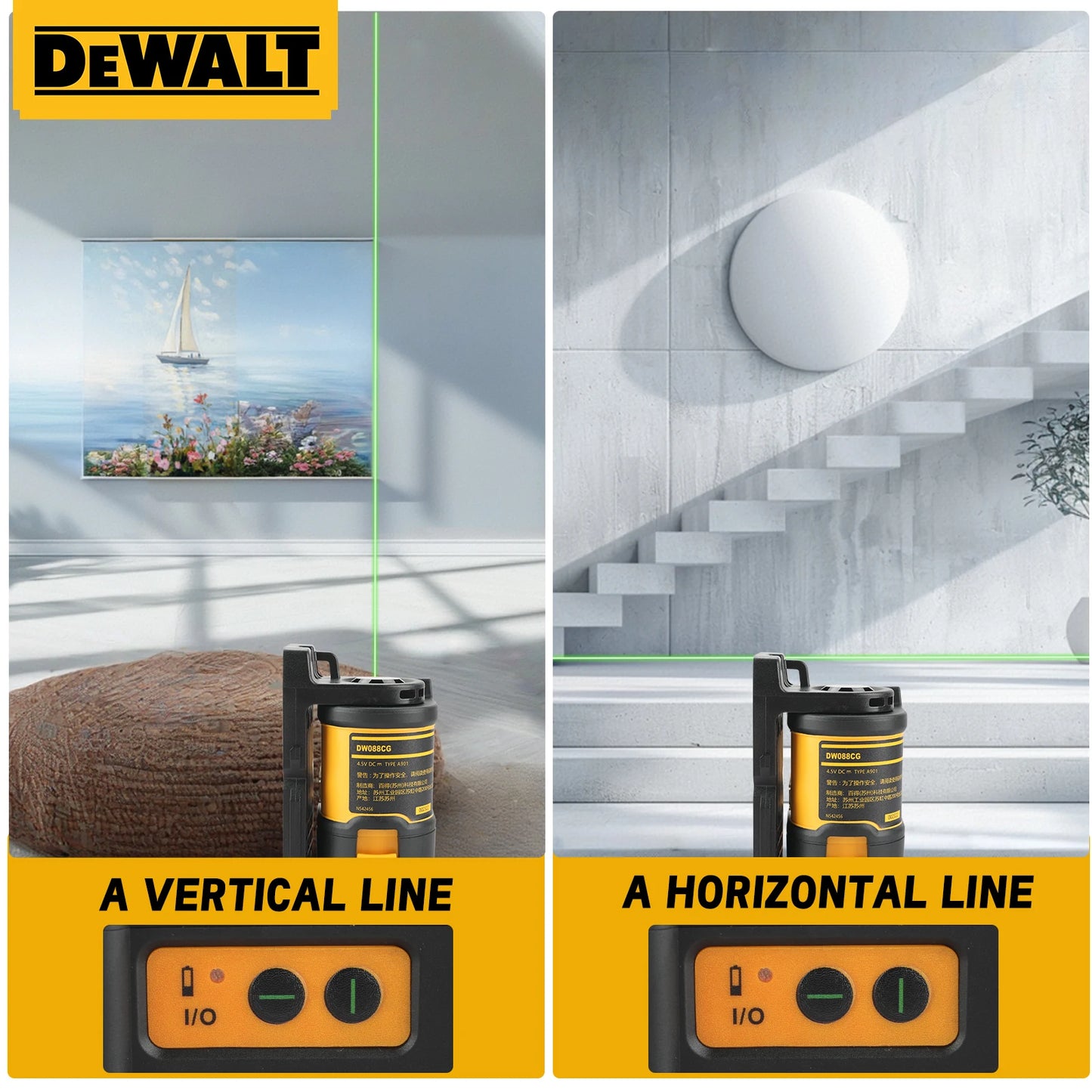 DEWALT High Precision Laser Level for Construction and DIY