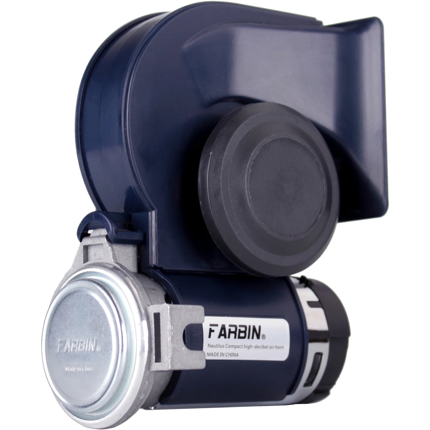FARBIN Snail Air Horn With Compressor 12V 150dB Dual Tone