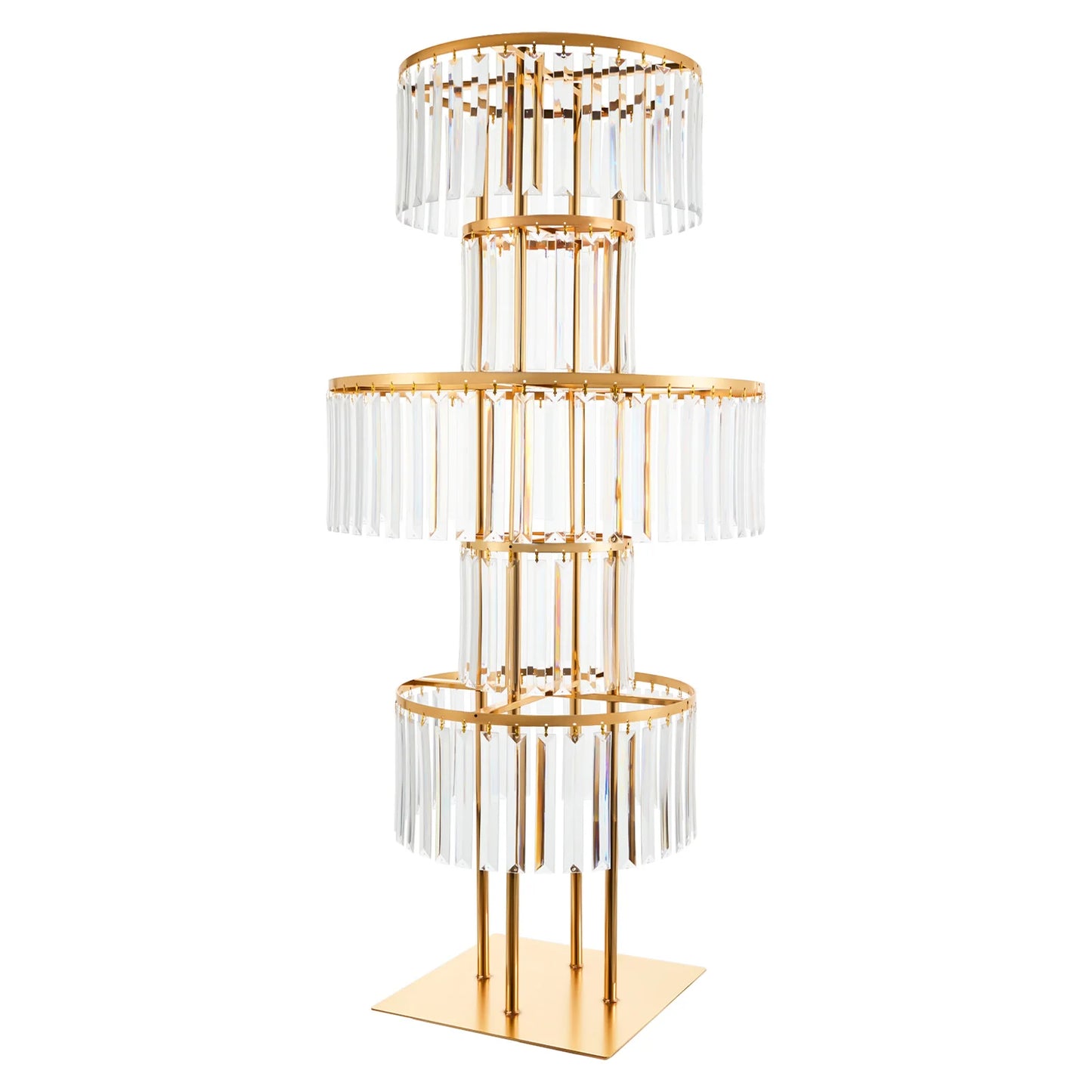 5-Tier Wedding Centerpiece Flower Stand Acrylic Hanging Vase