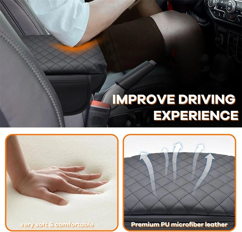 High-concerned Chemical Center Console Armrest Cover For Wrangler JL