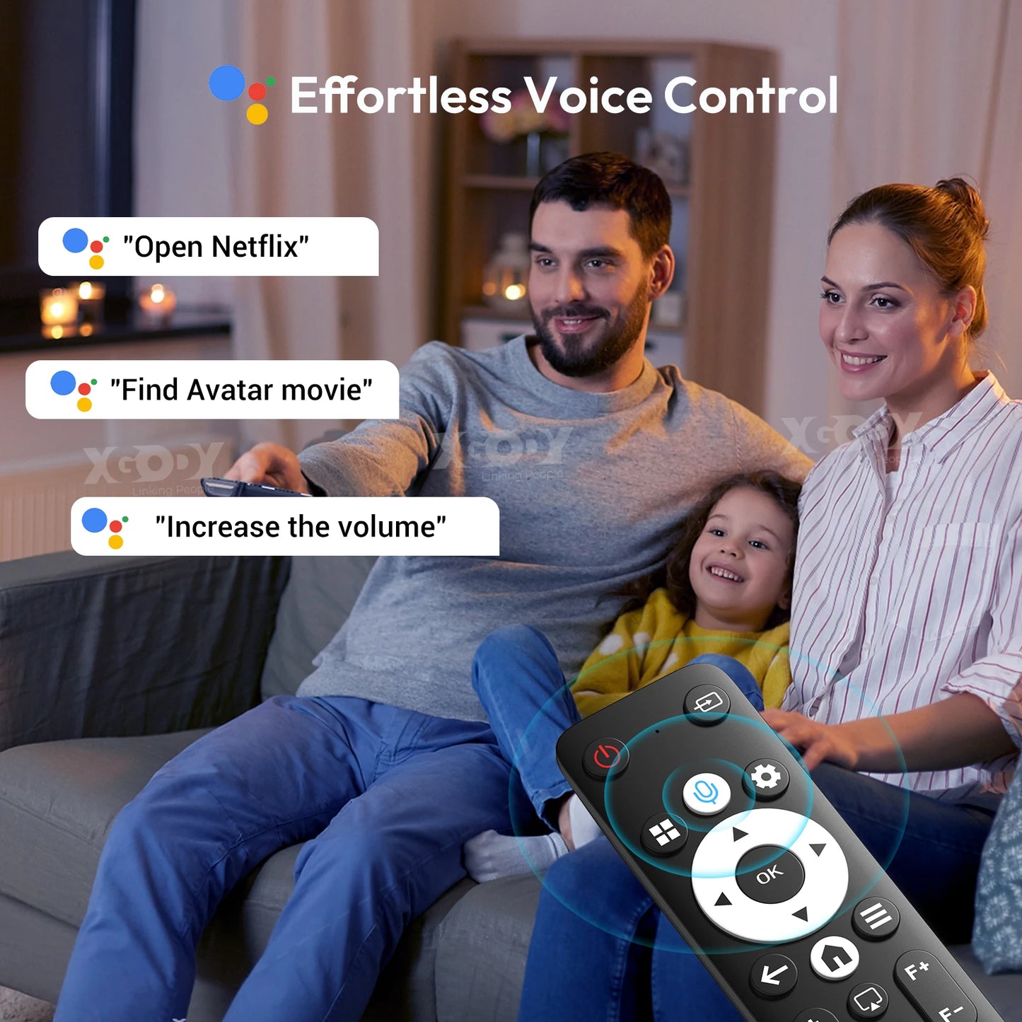 XGODY N6 4K Native 1080P Netflix Smart Projector With WiFi