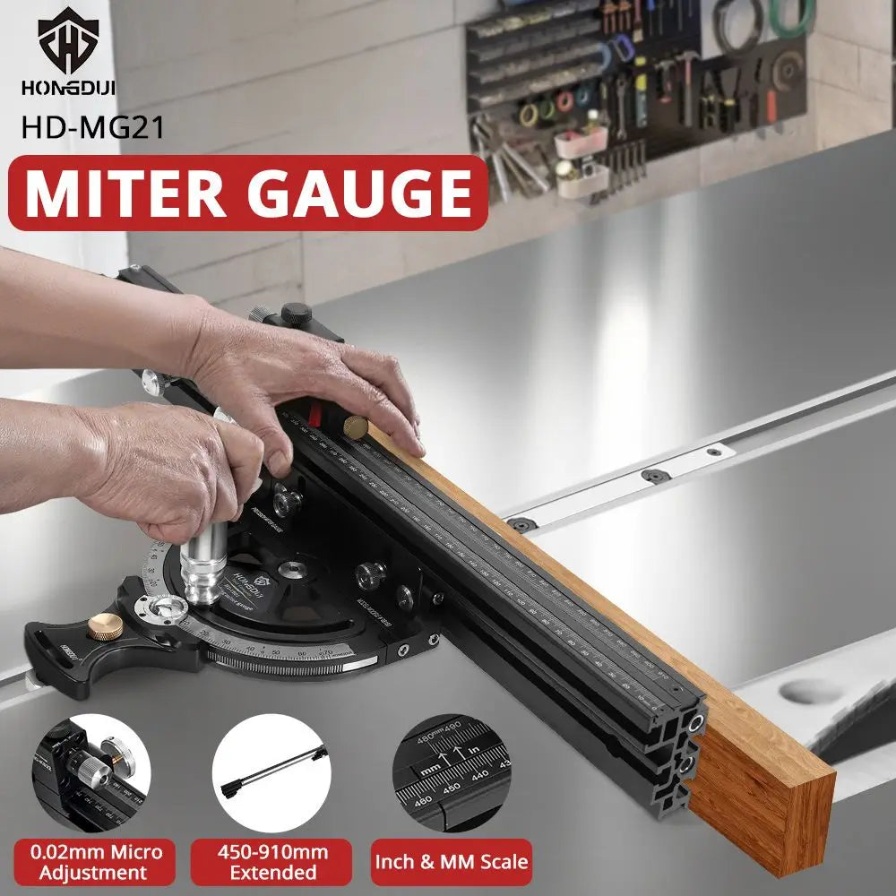 HONGDUI HD-MG21 Miter Gauge For Woodworking Table Saw Router Table
