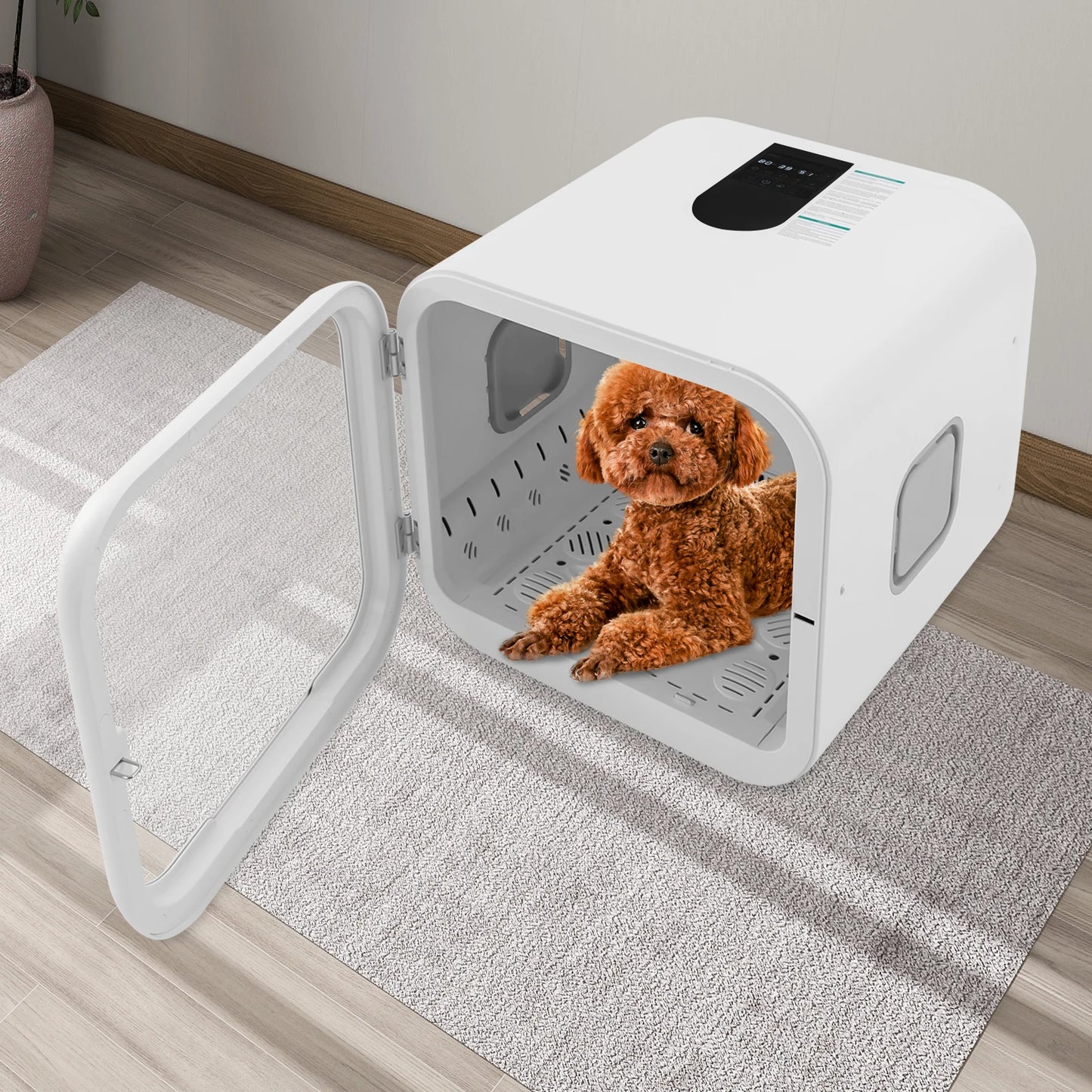 800W Pet Dryer Box For Professional Cat Grooming And Sanitizing
