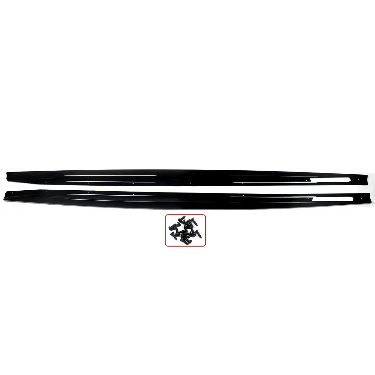 For BMW 4 Series G22 G23 420i 430i M440i M-Sport 2020+ Side Skirt Extension Kit Splitter Apron Lip Winglet Car Accessories