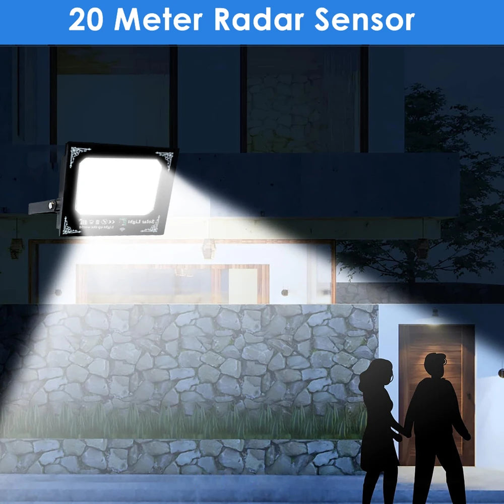 Outdoor Solar Flood Light IP67 With Remote Control