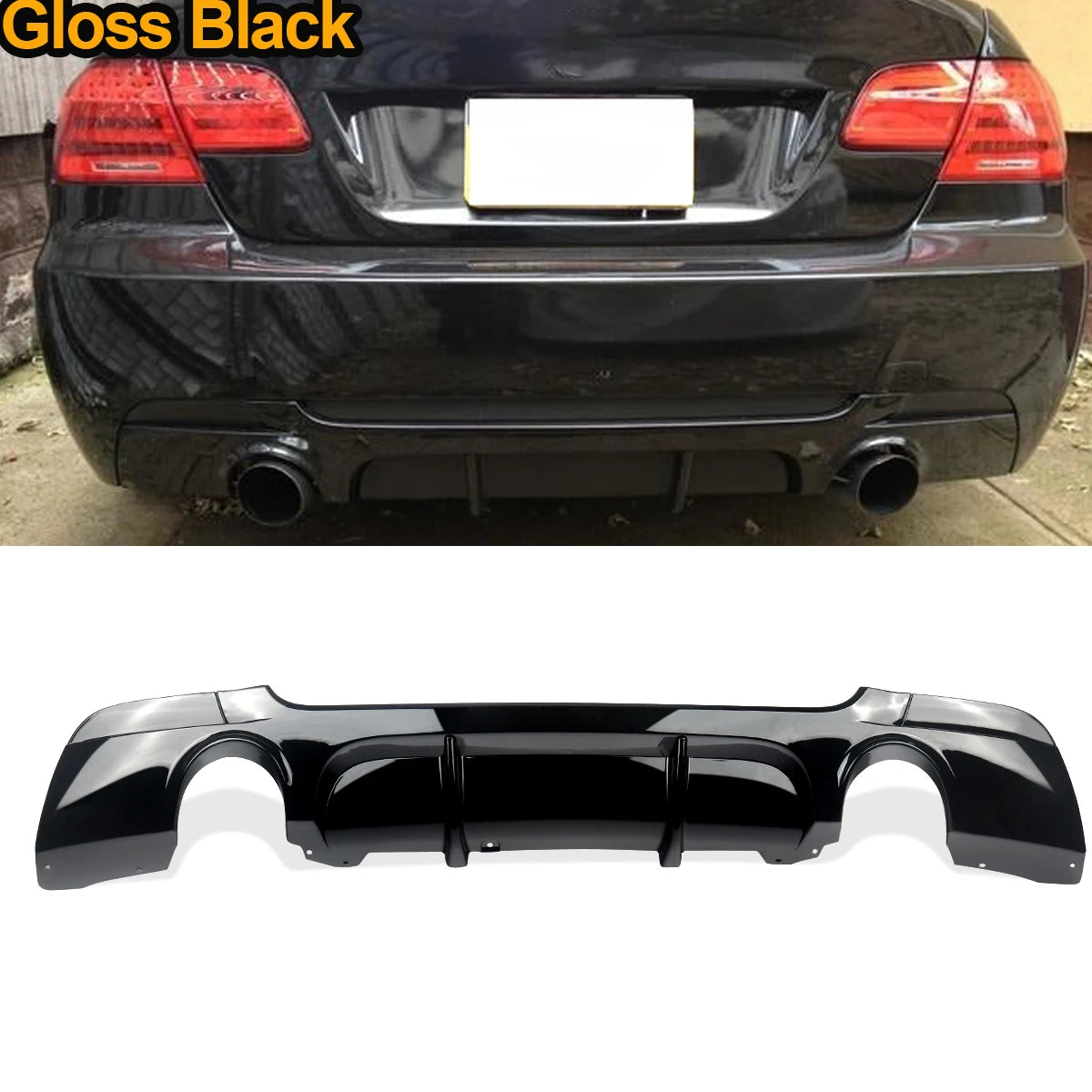 MagicKit BMW Rear Bumper Diffuser M Performance 3 Series