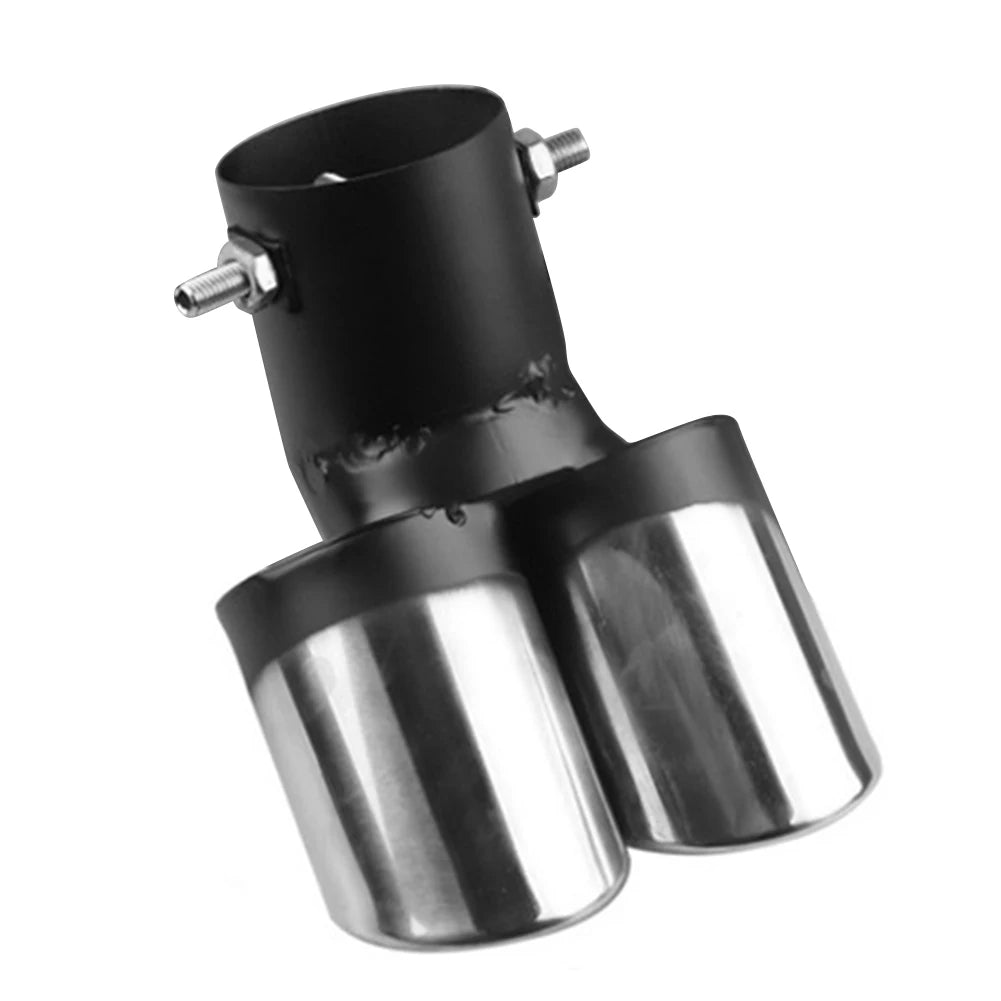ALLOYSEED Car Exhaust Muffler Tip Stainless Steel Dual Outlet Rear