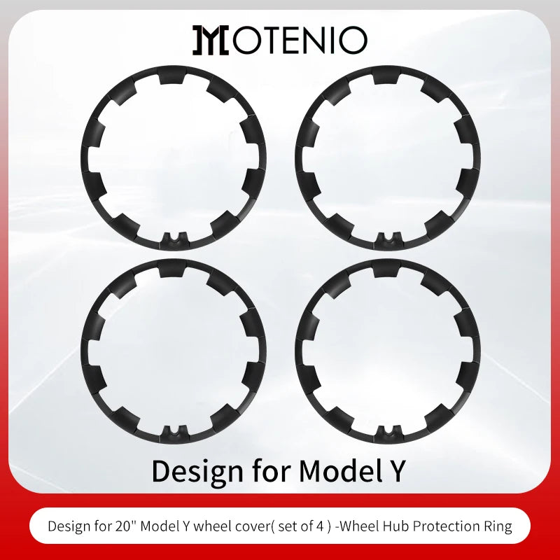 Motenio Tesla Model Y Hub Ring Protection Wheel Cover