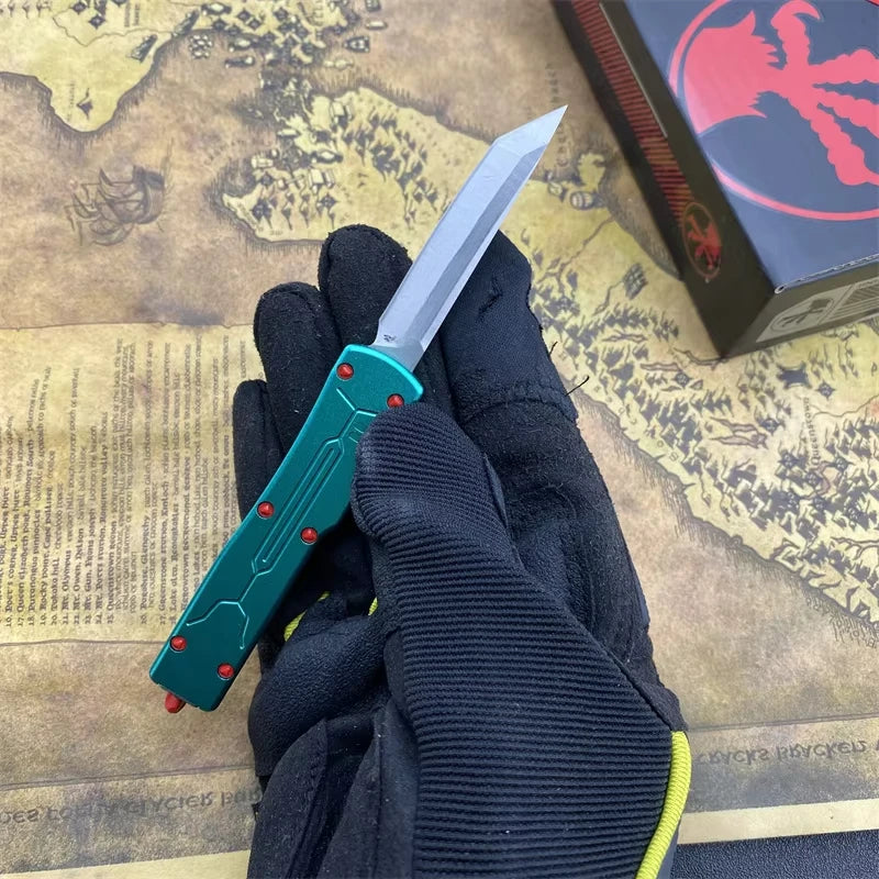 DIY Supplies Micro Tech Series Assisted Out Front Hunting Knife