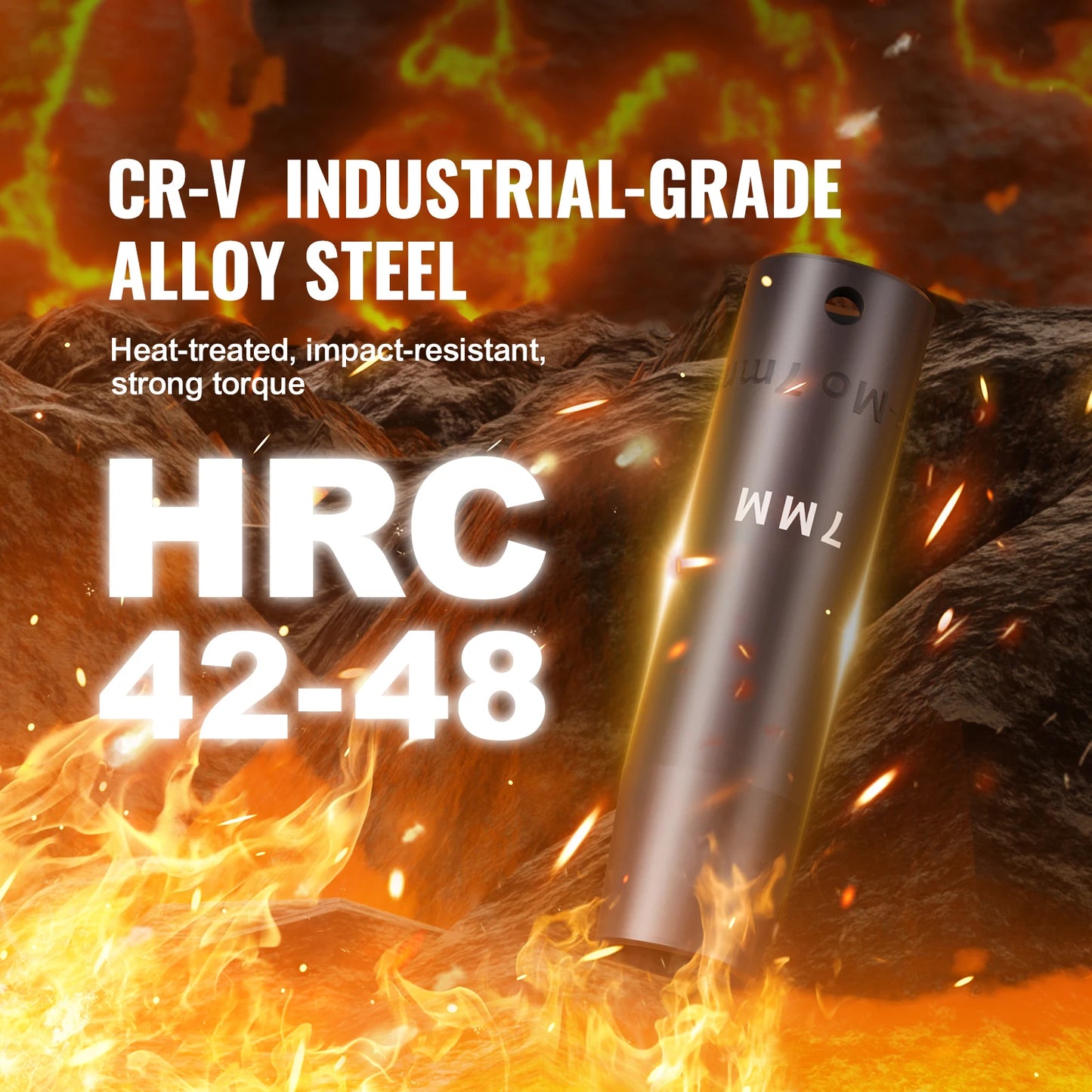 SucceBuy Half Inch Drive Impact Socket Set SixPoint Cr V