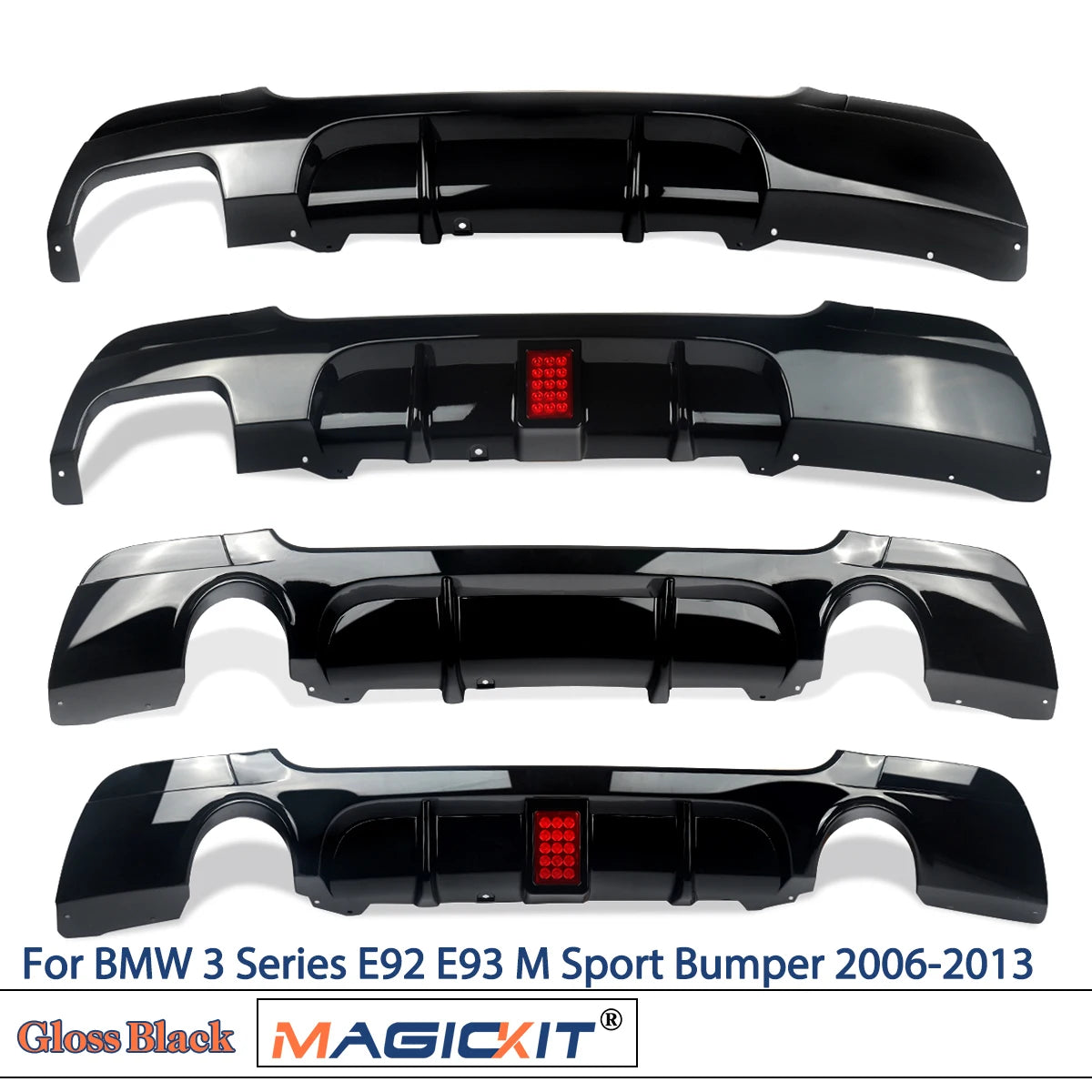MagicKit BMW Rear Bumper Diffuser M Performance 3 Series