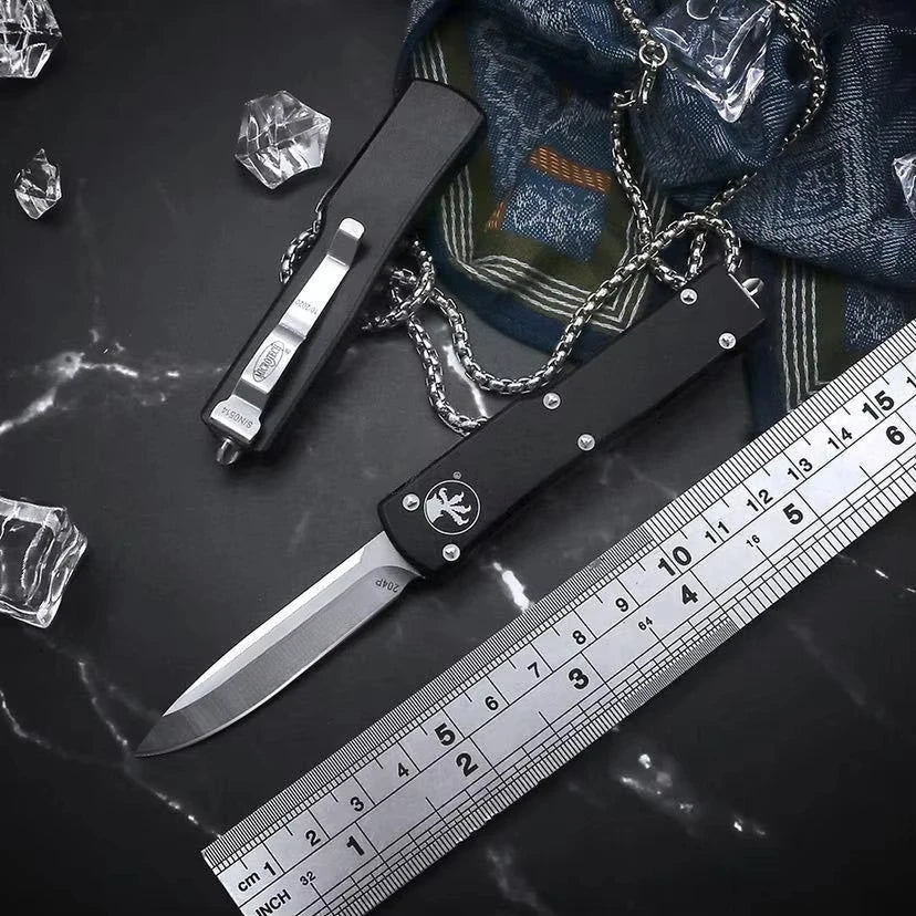 DIY Supplies Micro Tech Series Assisted Out Front Hunting Knife