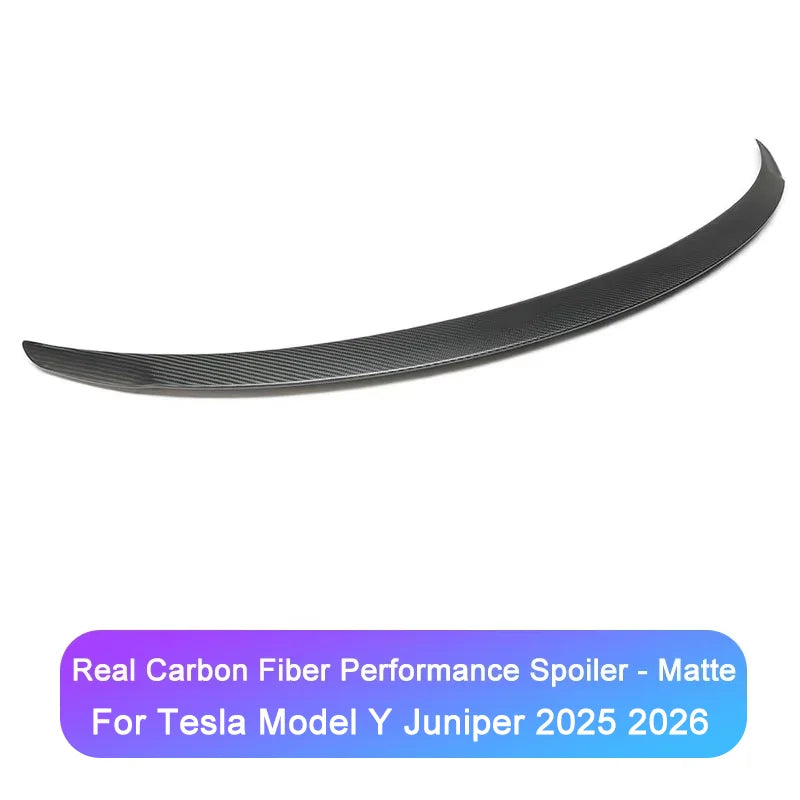 High-Con Concerned Chemical Tesla Model Y Juniper Spoiler Real Carbon Fiber