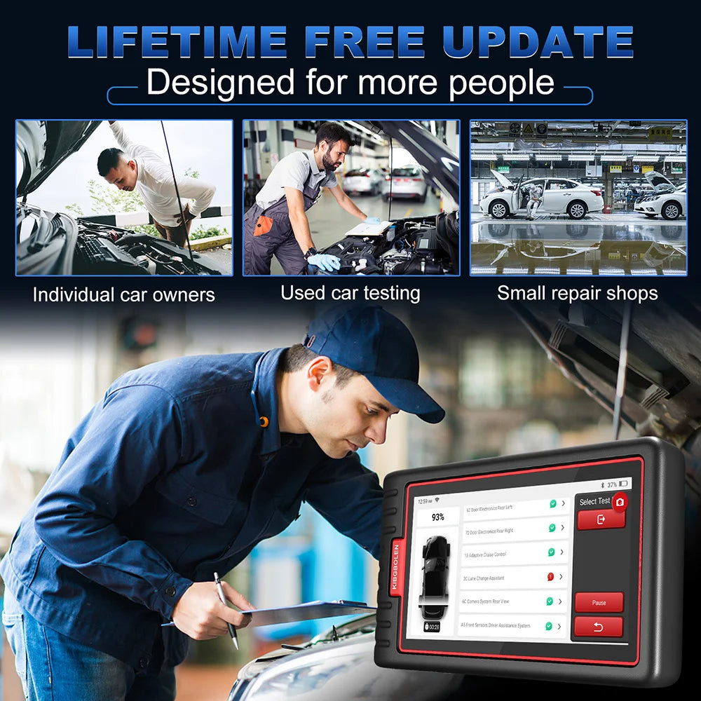 Kingbolen S6 OBD Bluetooth All System Diagnostic Tool