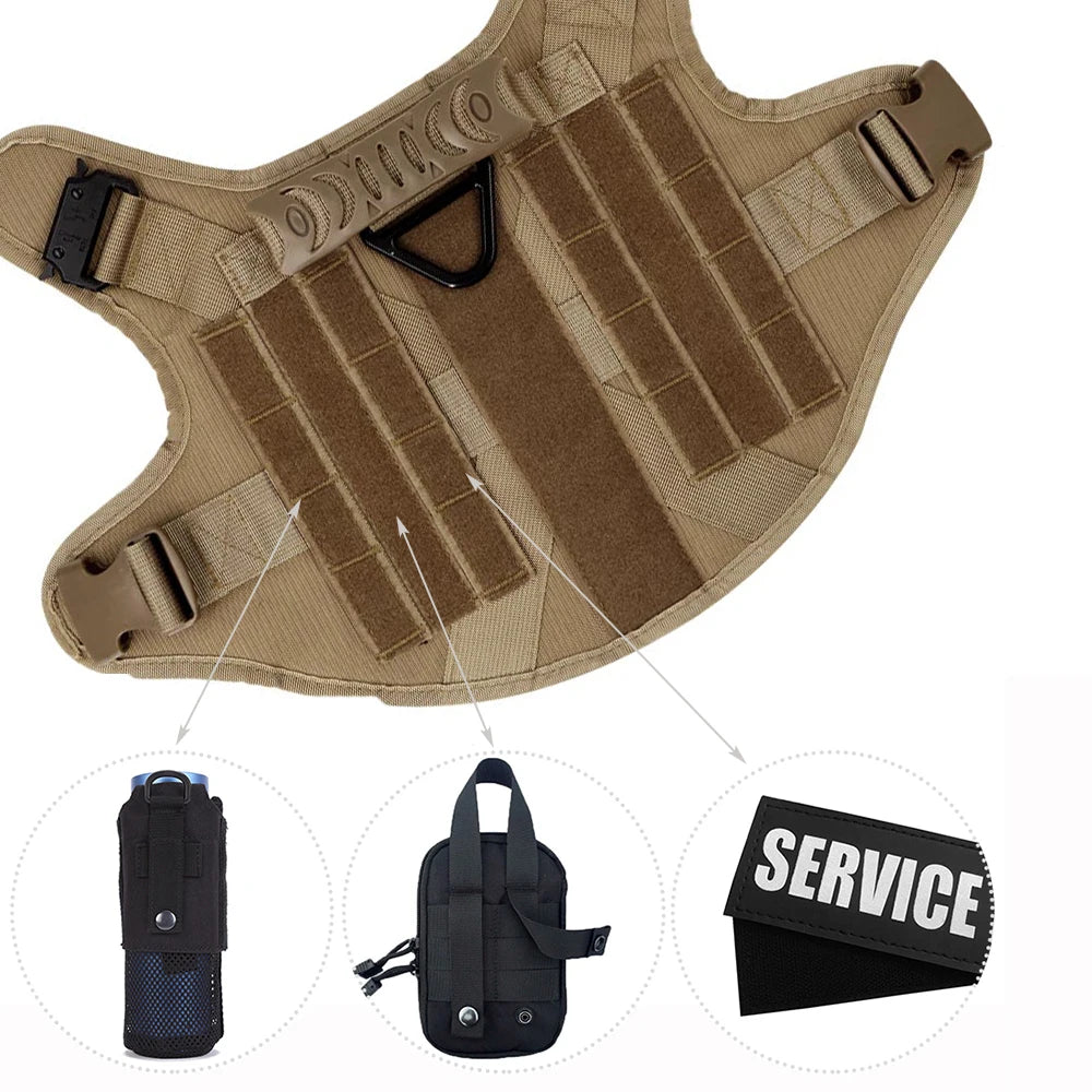 Petravelcn Dog Harness and Leash Set for Training and Walking