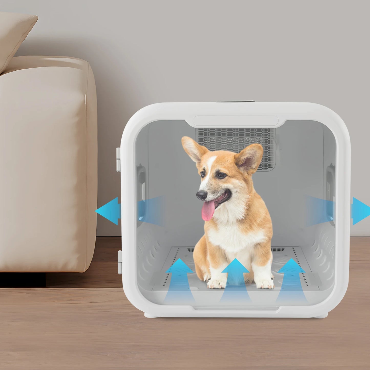 800W Pet Dryer Box For Professional Cat Grooming And Sanitizing