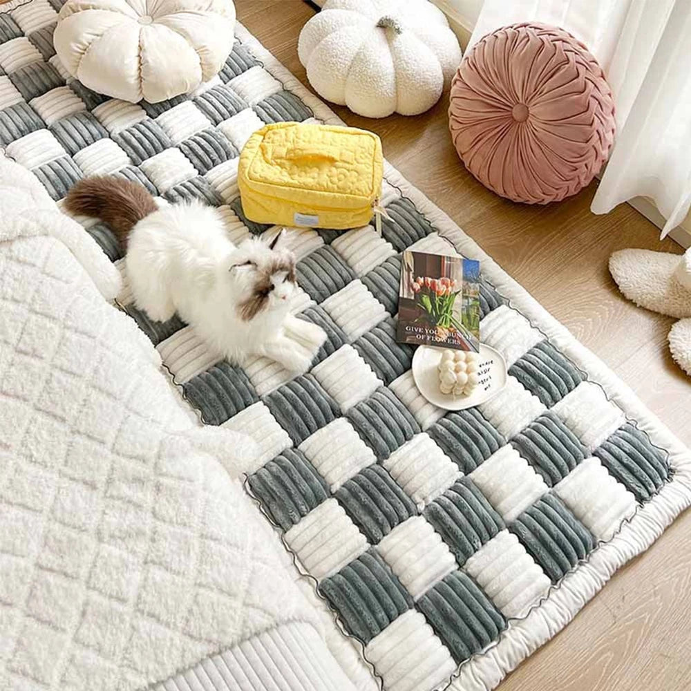 PETRAVELCN Car Seat Dog Bed Mat Warm Anti Slip Washable