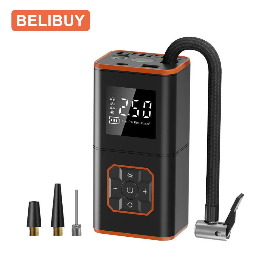 Guantu ABS Tyre Inflator Portable Air Compressor For Motorcycles Bicycles