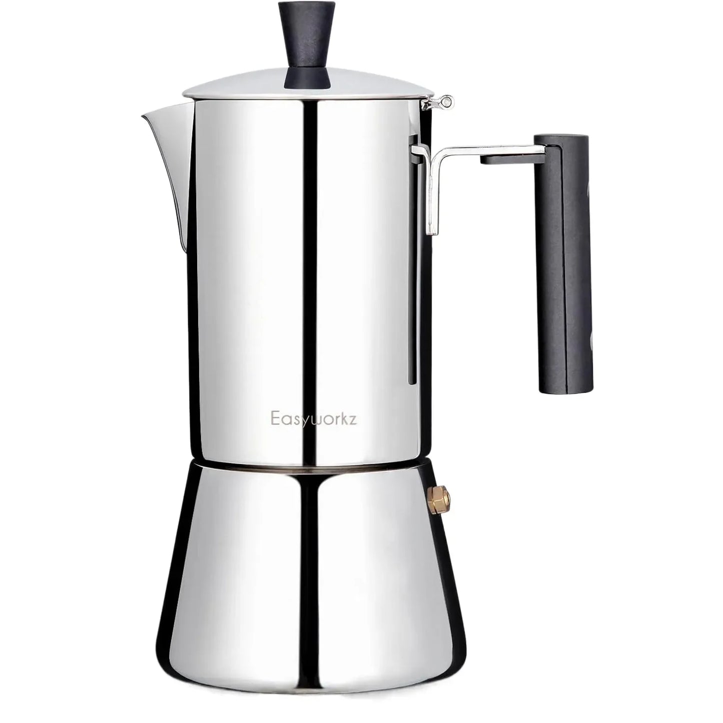 Diego Stovetop Espresso Maker Stainless Steel Moka Pot For Induction