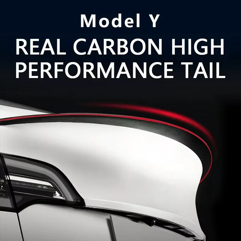 Hign-concerned Real Carbon Fiber Spoiler for Tesla Model Y