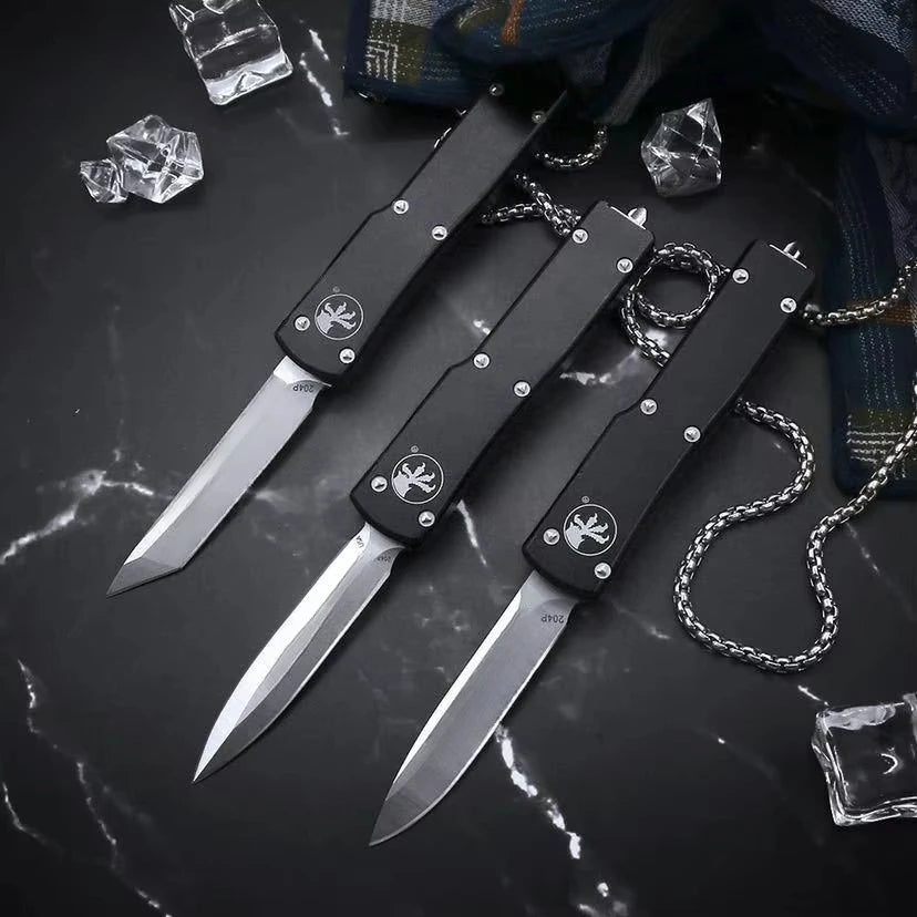 DIY Supplies Micro Tech Series Assisted Out Front Hunting Knife