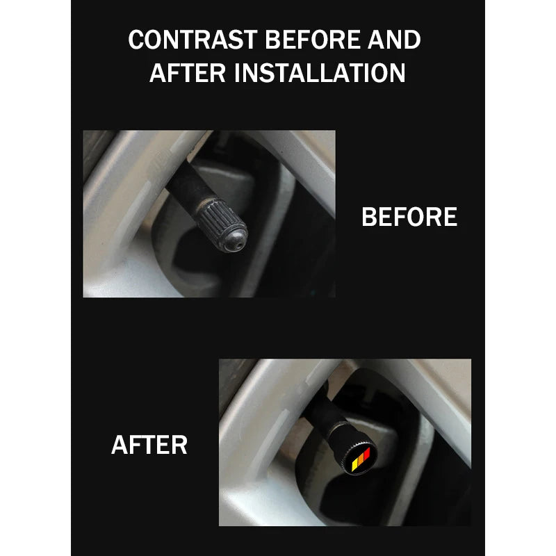 Hign-concerned Aluminum Valve Stem Caps For Toyota Vehicles