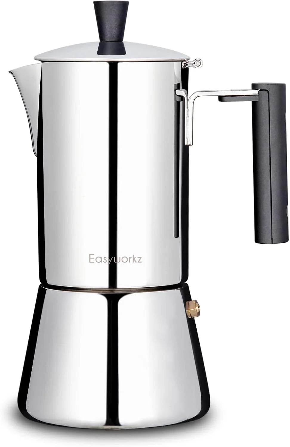 Diego Stovetop Espresso Maker Stainless Steel Moka Pot For Induction