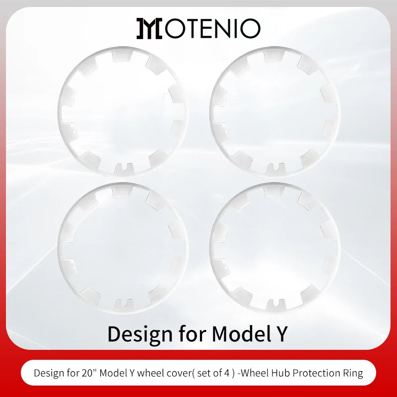 Motenio Tesla Model Y Hub Ring Protection Wheel Cover