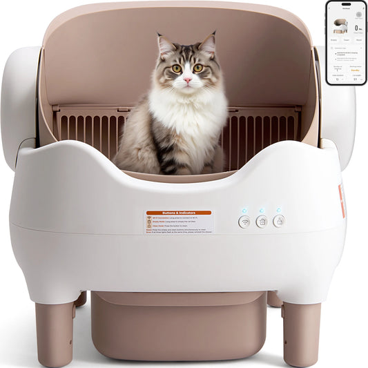 Lunapurr Self-Cleaning Automatic Cat Litter Box With App Control