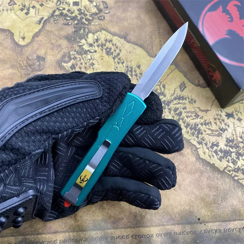 DIY Supplies Micro Tech Series Assisted Out Front Hunting Knife