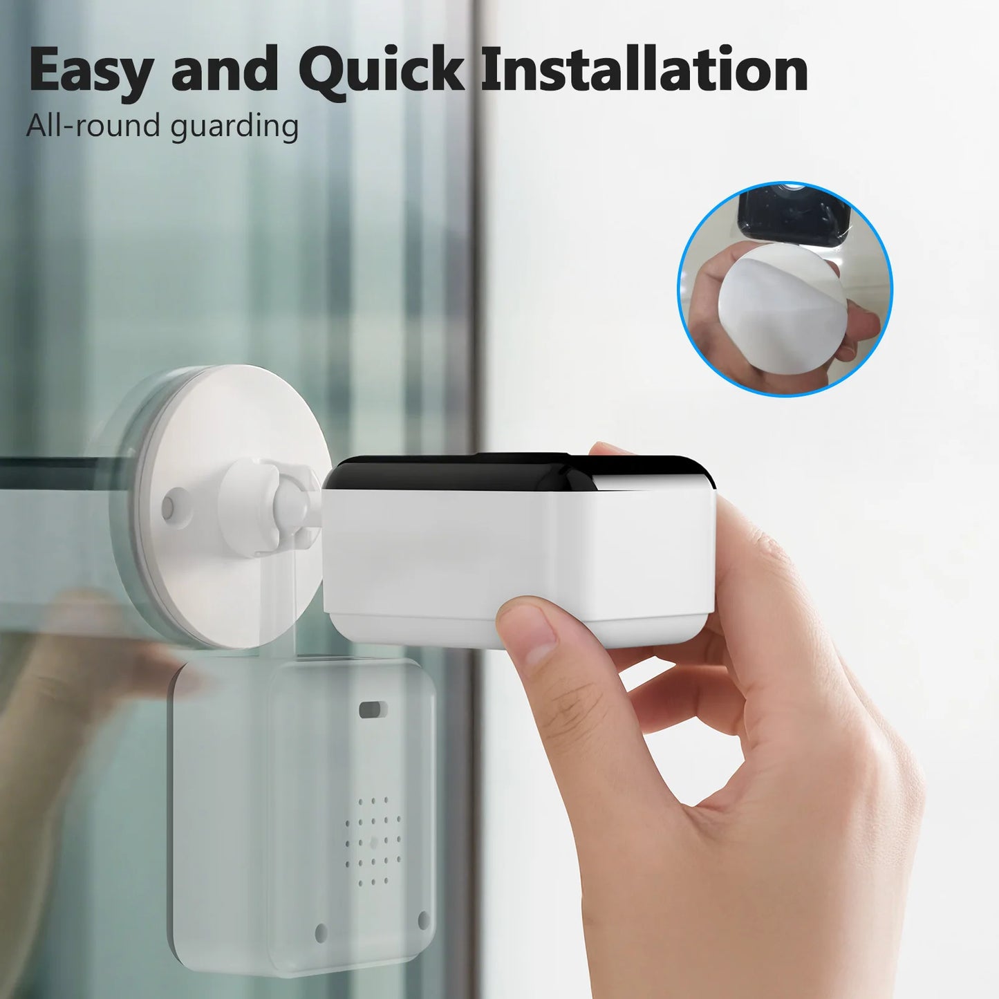WESECUU 4MP WiFi Cube Camera Outdoor IP Surveillance Security Baby Monitor