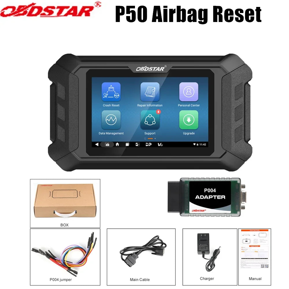 OBDSTAR P50 Airbag Reset Tool Supports 86 Brands ECU